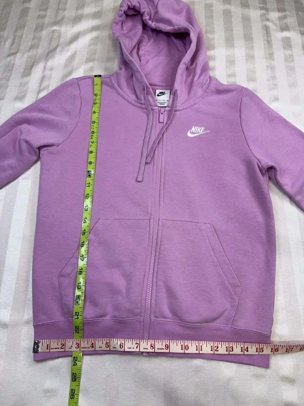 Nike Sportswear Club Fleece Hoodie & Pants Set Womens Size XS Sweatsuit Lilac
